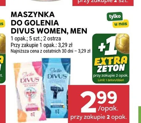 Maszynka do golenia Divus Women promocja w Stokrotka