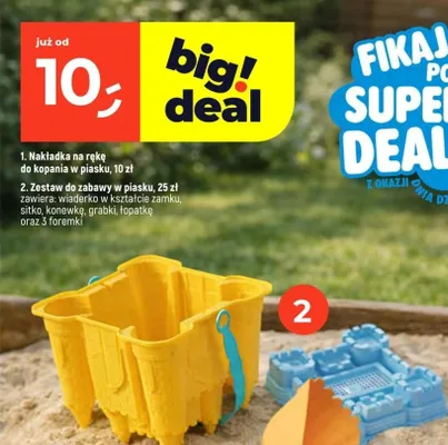 Zestaw do zabawy w piasku promocja w Dealz