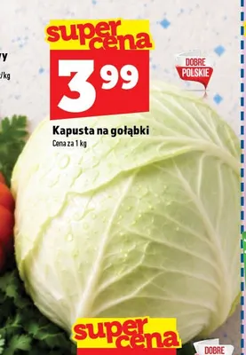 Kapusta na gołąbki promocja w TOPAZ
