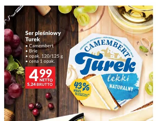 Ser pleśniowy Camembert Turek promocja w Makro