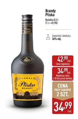 Brandy Pliska promocja w Aldi