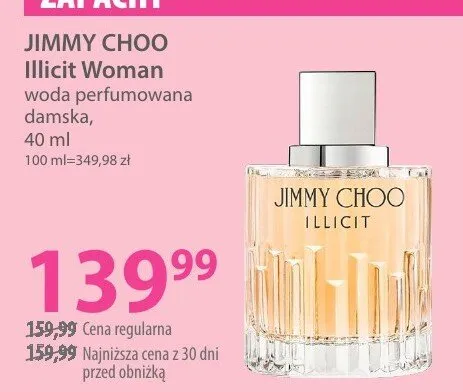 Woda perfumowana damska JIMMY CHOO Illicit Woman promocja w Hebe