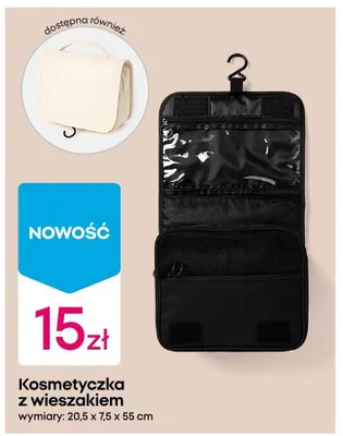 Kosmetyczka z wieszakiem Pepco promocja w Pepco