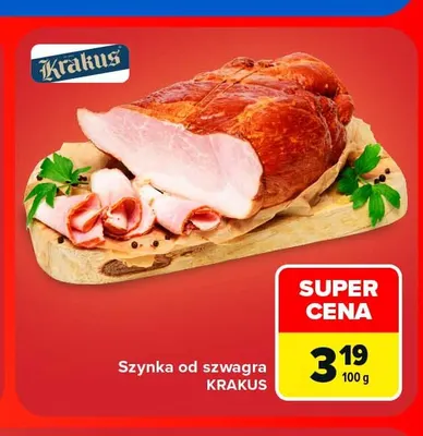 Szynka od szwagra Krakus promocja w Carrefour