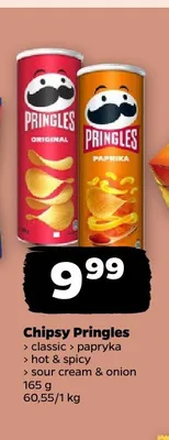 Chipsy Pringles Classic promocja w Netto