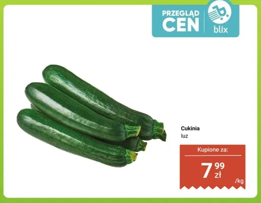 Cukinia luz promocja w Dino