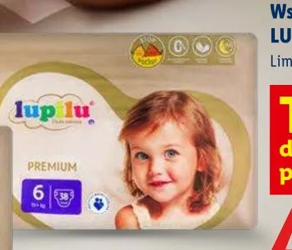 Pieluszki lupilu PREMIUM 6 promocja w Lidl