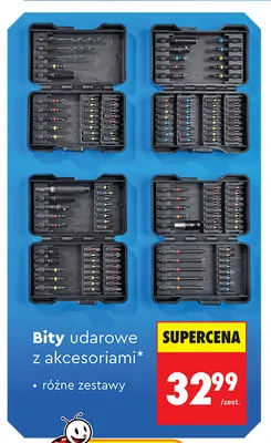 Bity udarowe z akcesoriami Niteo promocja w Biedronka