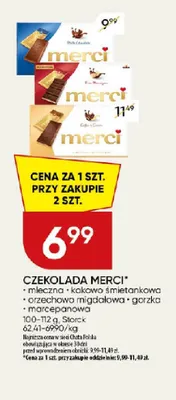 Czekolada Merci kawowo śmietankowa promocja w Chata Polska