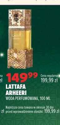 Woda perfumowana Lattafa Arheeri promocja w Drogerie Natura