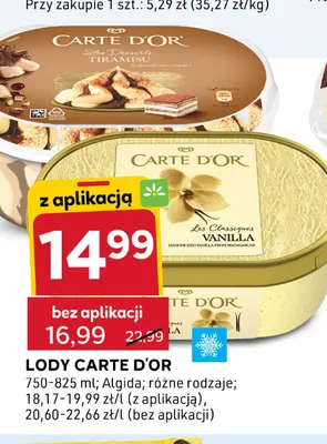 Lody Carte D'Or promocja w Stokrotka