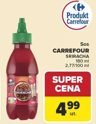 Sos Sriracha Carrefour promocja w Carrefour Market