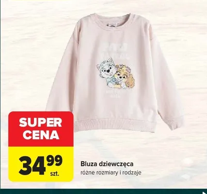 Bluza dziewczęca 98-164 Tex promocja w Carrefour