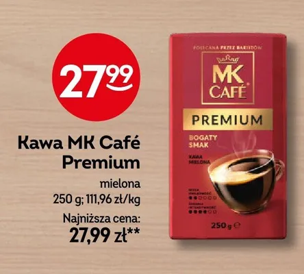 Kawa MK Café Premium mielona promocja w Żabka