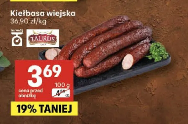 Kiełbasa wielkanocna Lukullus promocja w Delikatesy Centrum