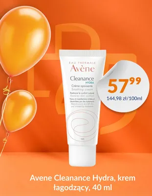Krem łagodzący Avène Cleanance Hydra promocja w DOZ.PL