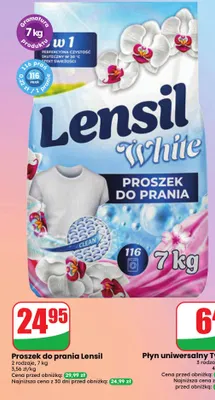Proszek do prania Lensil promocja w Dino