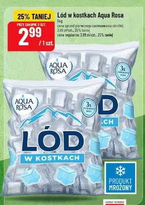 Lód w kostkach promocja w POLOmarket