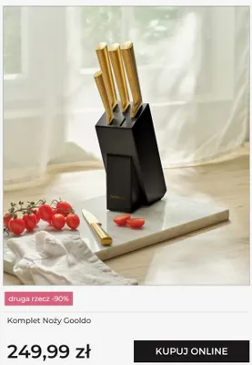 Komplet noży Gooldo home&you promocja w home&you