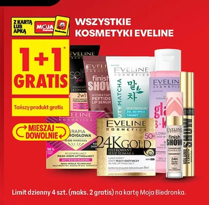 Tusz do rzęs Eveline Cosmetics Extension Volume promocja w Biedronka