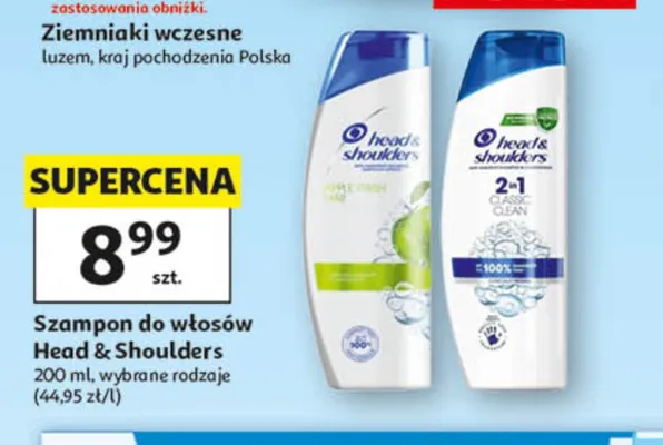 Szampon do włosów Head & Shoulders Apple Fresh promocja w Auchan