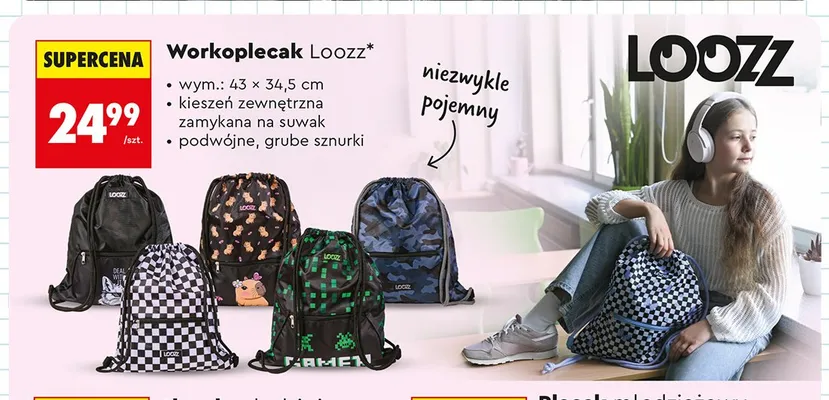 Workoplecak Loozz promocja w Biedronka