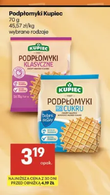 Podpłomyki bez cukru Kupiec promocja w Delikatesy Centrum