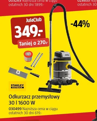 Odkurzacz przemysłowy Stanley Fatmax 30 l promocja w Jula