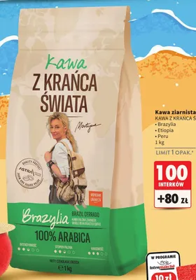 Kawa ziarnista Kawa z Krańca Świata Peru promocja w Intermarche