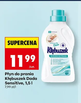 Płyn do prania Dada Kłębuszek Sensitive promocja w Biedronka