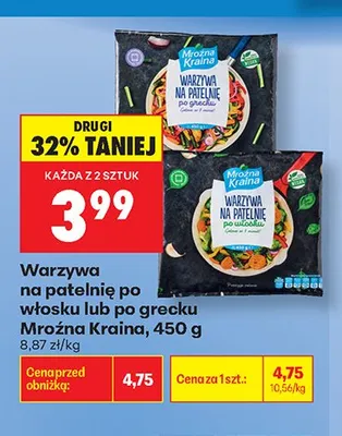 Warzywa na patelnię po włosku Mroźna Kraina promocja w Biedronka