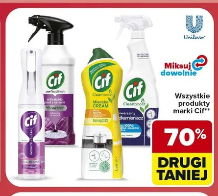 Spray do czyszczenia Cif Cleanboost promocja w Carrefour