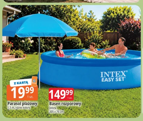 Basen rozporowy Intex 305x76cm promocja w Leclerc