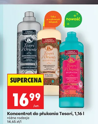 Koncentrat do płukania Tesori d'Oriente Byzantium promocja w Biedronka