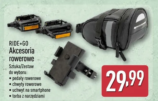 Akcesoria rowerowe promocja w Aldi