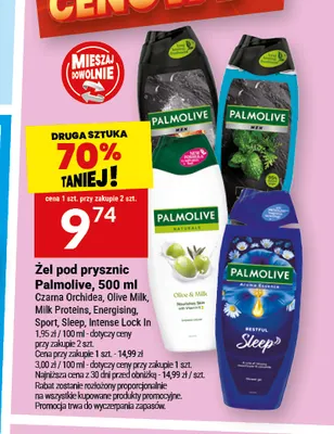 Żel pod prysznic Palmolive Energising promocja w Twój Market