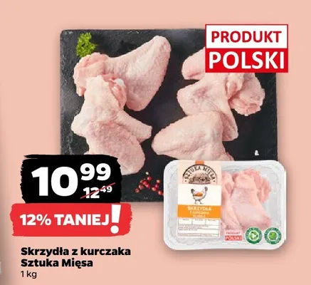 Skrzydła z kurczaka Sztuka Mięsa promocja w Netto