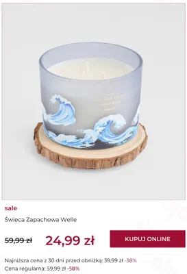 Świeca zapachowa home&you Welle promocja w home&you