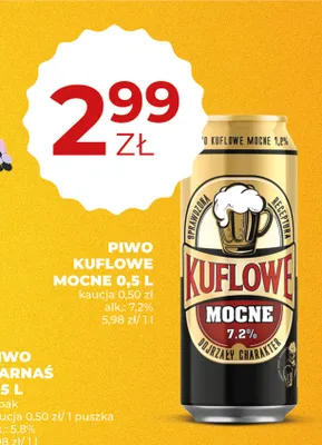 Piwo Kuflowe Mocne promocja w Duży Ben