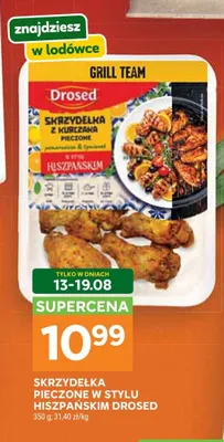Skrzydełka pieczone w stylu hiszpańskim Drosed promocja w Stokrotka