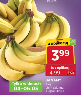 Banany promocja w Stokrotka
