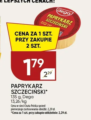 Paprykarz szczeciński Dega promocja w Chata Polska
