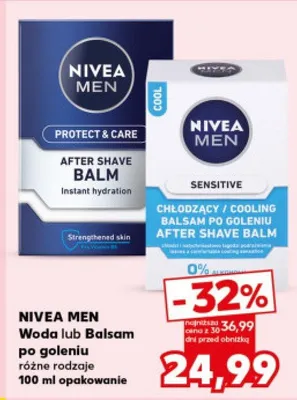 Balsam po goleniu różne rodzaje promocja w Kaufland
