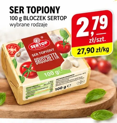 Ser topiony bloczek Sertop promocja w emma MARKET
