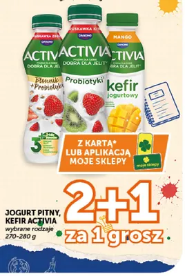 Kefir jogurtowy Activia mango promocja w Euro Sklep