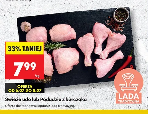 Świeże udo z kurczaka promocja w Biedronka