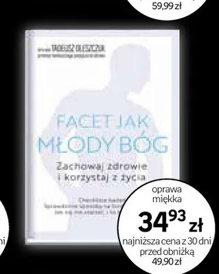 Książka Facet Jak Młody Bóg promocja w Empik