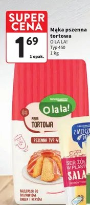 Mąka pszenna tortowa O la la! Typ 450 promocja w Intermarche