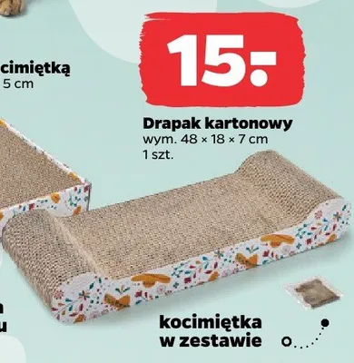Drapak kartonowy 48x18x7 cm promocja w Netto