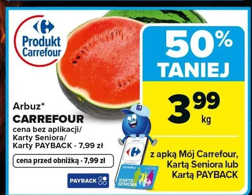 Arbuz Carrefour promocja w Carrefour Market